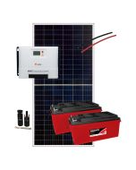Kit Placa Solar 575W 12V Ou 24V para Caminhão Ônibus Motorhome com Bateria