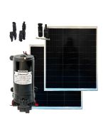 Kit Bomba d’Água Solar de Superfície Singflo DP-160 12V com 2 Placas Solares 100W