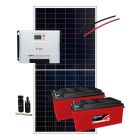 Kit Placa Solar 575W 12V Ou 24V para Caminhão Ônibus Motorhome com Bateria