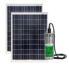 Kit Bomba Solar Submersa Singflo YM2460-30 24V + 2 Painéis Solares 85W