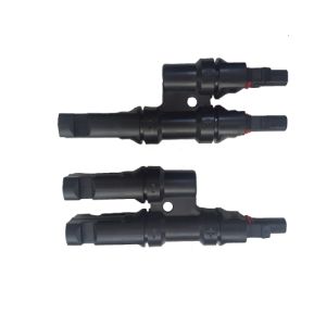 Par de Conector Solar MC4 Tipo T2 Macho e Fêmea