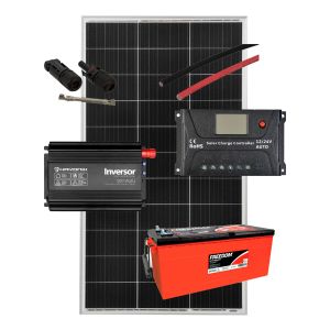 Kit Energia Solar Para Starlink Internet 160W Uso 6h/dia