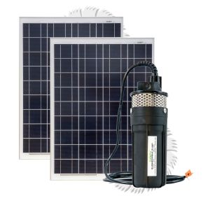Kit Bomba Solar Submersa Singflo YM2440-30 24V com 2 Placas Solares 85W