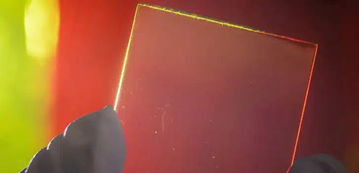 Vidro converte energia solar