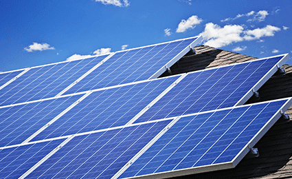 Tipos de radiação solar em sistemas solares