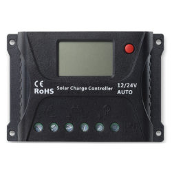 Controladores de Carga PWM SB-SRNE Modelo HP2410 - 10A 12-24V Controladores de Carga PWM SB-SRNE Modelo HP2410 - 10A 12-24V